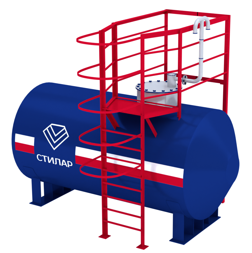 Горизонтальный резервуар РГСН для мазута 40 м³ от завода-производителя